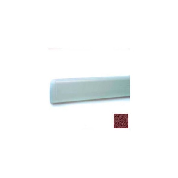 Pawling Wall Guard W/Rounded Top Edge, Aluminum Retainer, 4"H x 12'L, Cordovan WG-4-12-380 - main